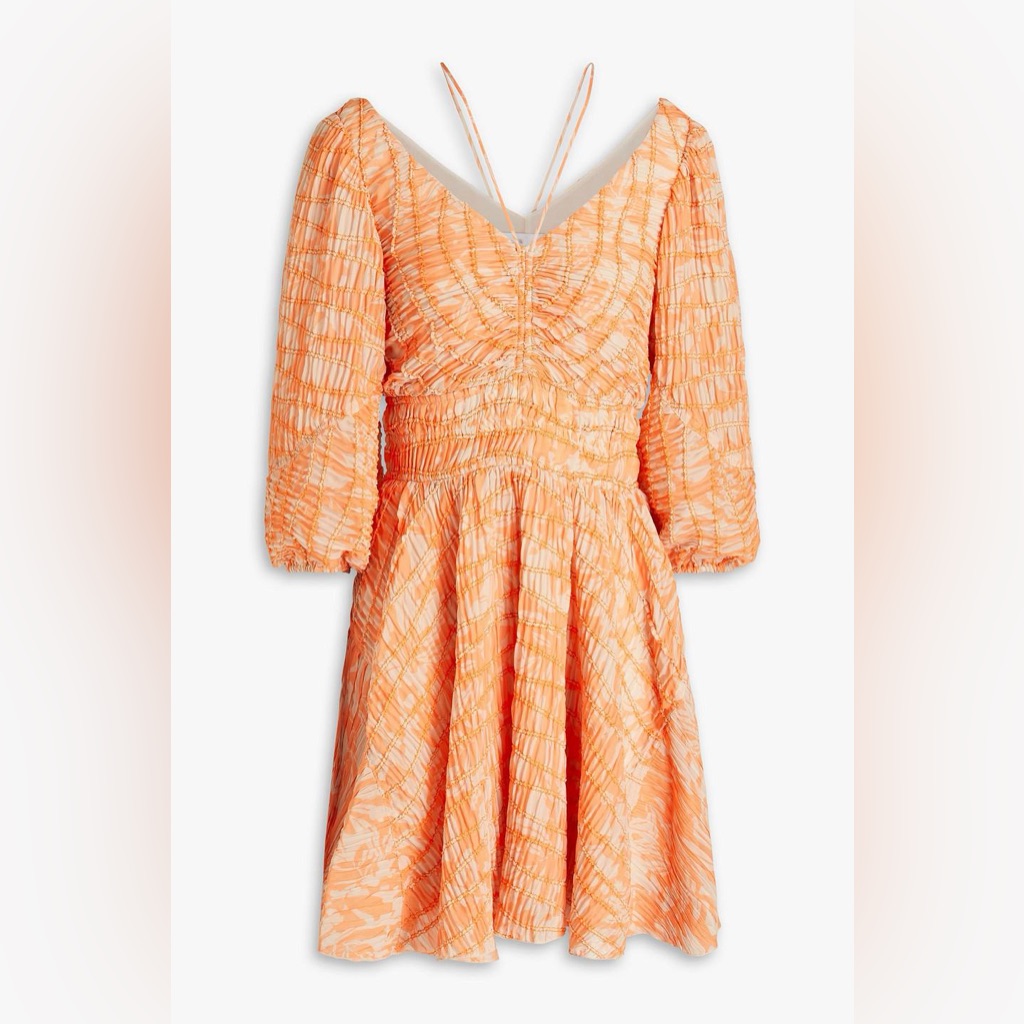 Jonathan Simkhai Puff Sleeve Dress